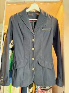 Magnifique Veste Le sabotier 32 bleu marine et or