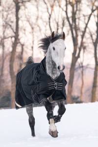 Couverture highneck 125 cm avec thermomètre intégré - HKM - Doublure fine