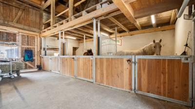 Ferme &eacute;questre r&eacute;nov&eacute;e avec 4 boxes et un paddock