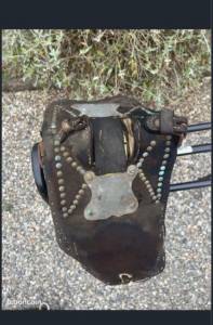 Sellette Harnais surfaix cuir collier  Selle de travail