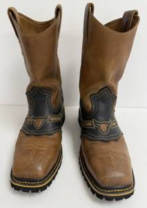 Bottes de travail coqu&eacute;es western 