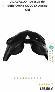 Couvre selle Acavallo ortho-coccyx 