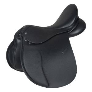 Selle mixte Comfort en cuir pleine fleur noir - Waldhausen