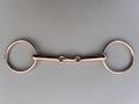 Mors à anneaux double brisure or rose rosegold