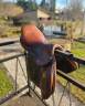 Selle Delgrange mixte en cuir marron