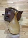 Selle mixte forestier cuir marron 