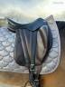 Selle de dressage Butet 17''n siège semi plat