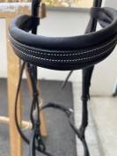 Bridon en cuir noir 