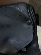 Selle mixte Stubben Siegfried II noire et fauve T.17,5/