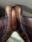 Selle mixte Stubben Siegfried II noire et fauve T.17,5/