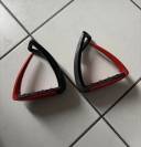 &Eacute;trier Free jump rouge et noir   Taille enfants