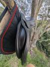 Selle CSO Equipe doubl&eacute; veau noir 17,5