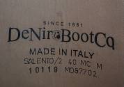 Bottes De Niro Salanto neuve pointure 40 mollet MC-M 
