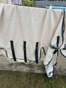 Couverture anti mouches/dermite + bonnet 