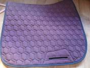 Tapis r&eacute;versible bordeaux et noir fouganza