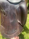 Selle dressage marron prestige, sellerie Fouilloux