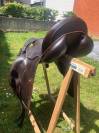 Selle dressage marron prestige, sellerie Fouilloux