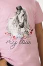 T-shirt manches courtes Horse Spirit - HKM - Confort coton