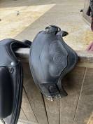 Selle Aachen Forestier 17 3A cuir de veau Noir 2024