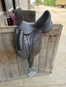 Selle Aachen Forestier 17 3A cuir de veau Noir 2024