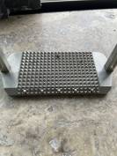 &Eacute;triers MOS &Eacute;quitation aluminium gris