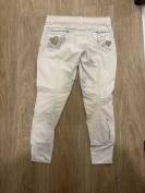 Pantalon blanc et bleu 
