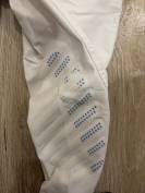 Pantalon blanc et bleu 