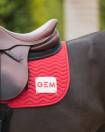 Tapis de selle TOUC TOUC - GEM - Rouge vibrant