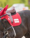 Tapis de selle TOUC TOUC - GEM - Rouge vibrant