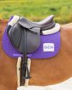 Tapis de selle TOUC TOUC Obstacle - GEM - Violet tendance