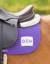 Tapis de selle TOUC TOUC Obstacle - GEM - Violet tendance