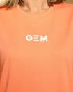 Tee-Shirt Happy Corail - GEM - Coupe oversize tendance