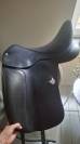 Selle dressage Bates Cair noire 18" Tr&egrave;s bon &eacute;tat 