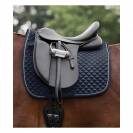 Tapis de Selle F&eacute;lix Glam Bleu marine - Waldhausen - Mousse amortissante
