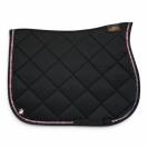 Tapis de selle Noir galon multicolore - JU&PA