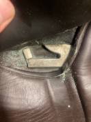 Selle d'eqitation en cuir marron, tres bon etat, 