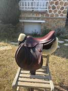 Selle Antar&egrave;s Veau Monoquartier Connexion 17,5 &eacute;quip&eacute;e