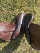 Selle Antar&egrave;s Veau Monoquartier Connexion 17,5 &eacute;quip&eacute;e