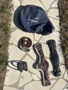 Selle Antar&egrave;s Veau Monoquartier Connexion 17,5 &eacute;quip&eacute;e