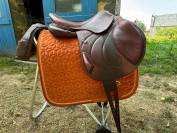 Selle Antares Monoquartier Connexion 17,5 veau Marron