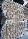 Tapis d&rsquo;&eacute;quitation Harcour bleu marine