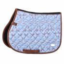 Tapis de selle Pilar motif Print - HV POLO - Tissu satin&eacute;