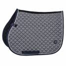Tapis de selle Pilar motif Print - HV POLO - Tissu satin&eacute;