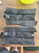 Mini-chaps Equith&egrave;me cuir noir taille M