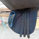 Selle mixte Hispano Hipica taille 17,5. Vendue nue.