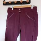 Pantalon d'&eacute;quitation femme bordeaux 