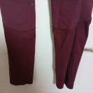 Pantalon d'&eacute;quitation femme bordeaux 