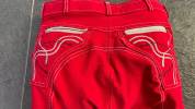 Pantalon d&rsquo;&eacute;quitation rouge