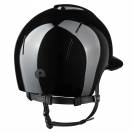 Casque d'&eacute;quitation SMART NOVA Polish Star Noir visi&egrave;re POLO - KEP