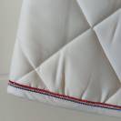 Tapis de selle blanc cheval